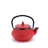 SWISS EDITION: rote Teekanne mit Hagelmuster [0,3 Liter]